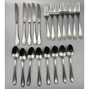 Oneida Joanne Stainless Steel‎ Flatware Set 20 Pc